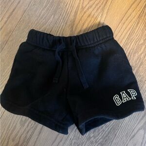GAP Black Fleece Drawstring Shorts